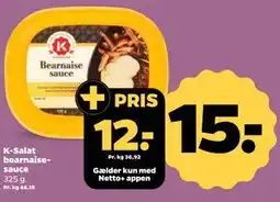 Netto K-Salat bearnaise-sauce tilbud