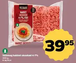Netto Velsmag hakket oksekød 4-7% tilbud