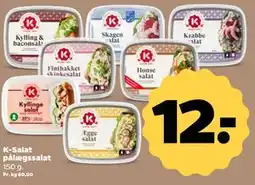 Netto K-Salat pålægssalat tilbud