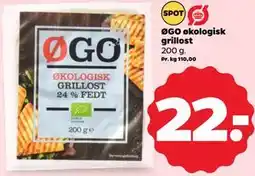 Netto ØGO økologisk grillost tilbud