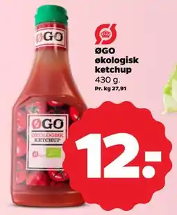 Netto ØGO økologisk ketchup tilbud