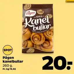 Netto Pågen kanelbullar tilbud