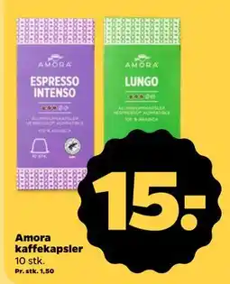 Netto Amora kaffekapsler tilbud