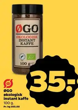 Netto ØGO økologisk instant kaffe tilbud