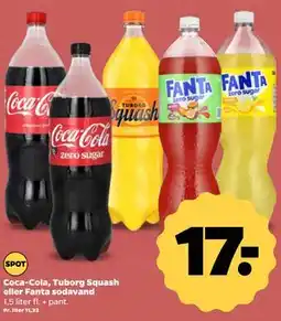 Netto Coca-Cola, Tuborg Squash eller Fanta sodavand tilbud