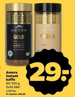 Netto Amora instant kaffe tilbud