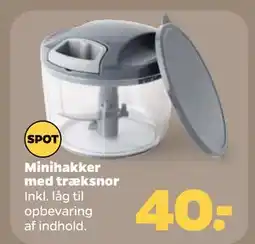 Netto Minihakker med træksnor tilbud