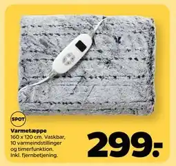 Netto Varmetæppe tilbud