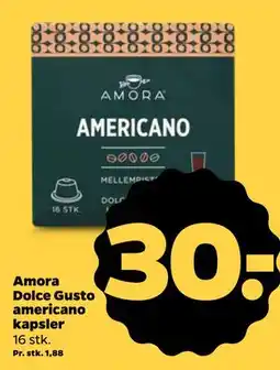 Netto Amora Dolce Gusto americano kapsler tilbud