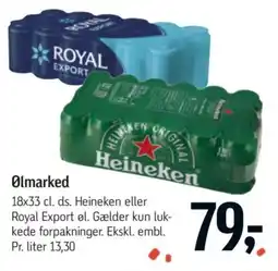 Føtex Heineken Royal Export øl tilbud