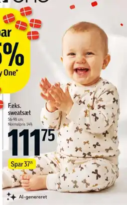Føtex One sweatsæt tilbud