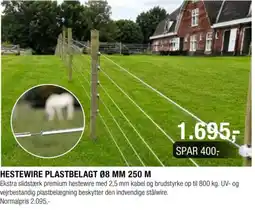 Land & Fritid Hestewire plastbelagt tilbud
