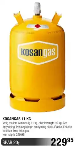 Land & Fritid Kosangas 11 kg tilbud