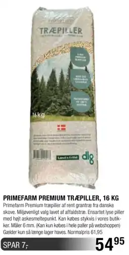 Land & Fritid Primefarm premium træpiller tilbud