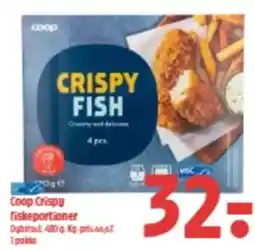 Coop 365 Coop Crispy Fiskeportioner tilbud