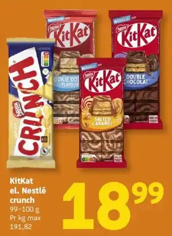 KitKat el. Nestlé crunch