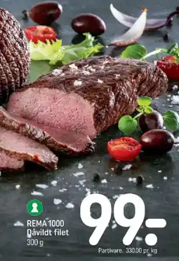 REMA 1000 Rema 1000 Dåvildt filet tilbud