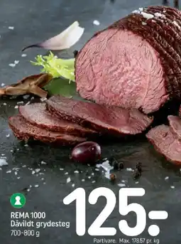 REMA 1000 Rema 1000 Dåvildt grydesteg tilbud