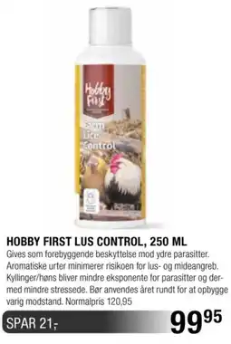Land & Fritid Hobby First Lus Control tilbud
