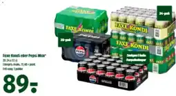 Coop 365 Faxe Kondi eller Pepsi Max tilbud