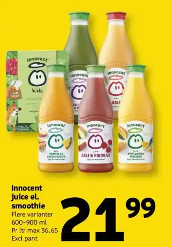 Innocent juice el. smoothie