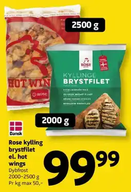 Løvbjerg Rose kylling brystfilet tilbud