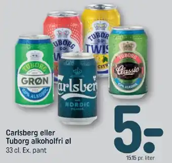 Carlsberg eller Tuborg alkoholfri øl
