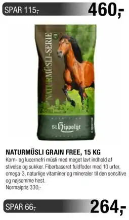 Land & Fritid St Hippolyt Naturmüsli Grain Free tilbud