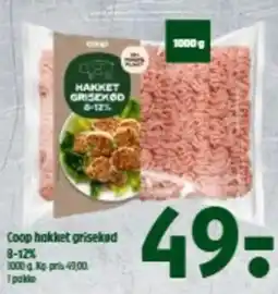 Coop 365 Coop hakket grisekød tilbud
