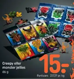 REMA 1000 Creepy eller monster jellies tilbud