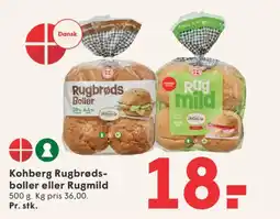SPAR Kohberg Rugbrødsboller eller Rugmild tilbud