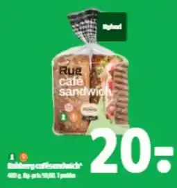 Coop 365 Rug café sandwich tilbud