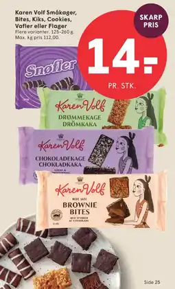 SPAR Karen Volf Småkager tilbud
