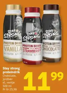 Løvbjerg Stay strong proteindrik tilbud