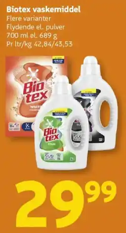 Løvbjerg Biotex vaskemiddel tilbud