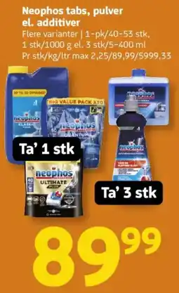 Løvbjerg Neophos tabs, pulver el. additiver tilbud