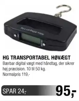 Land & Fritid HG Transportabel Høvægt tilbud