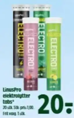 Coop 365 LinusPro elektrolytter tabs tilbud