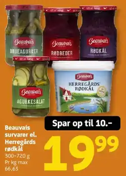 Løvbjerg Beauvais herregårds rødkål tilbud