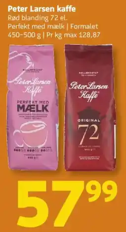 Løvbjerg Peter Larsen kaffe Rød blanding 72 el tilbud