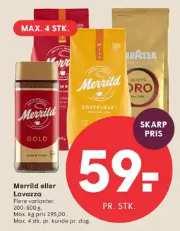SPAR Merrild eller Lavazza tilbud