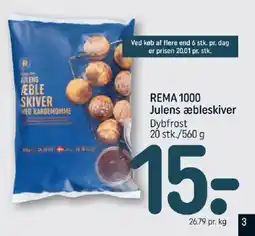 REMA 1000 Rema 1000 Julens æbleskiver tilbud