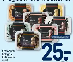 REMA 1000 Rema 1000 Bologna italiensk is tilbud