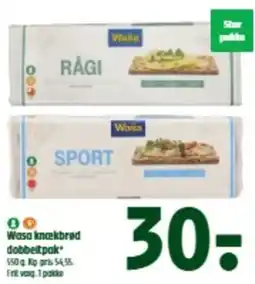 Coop 365 Wasa knækbrød tilbud