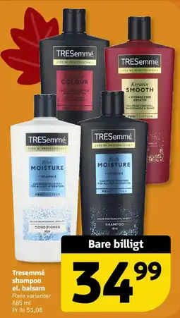 Løvbjerg Tresemmé shampoo el. balsam tilbud