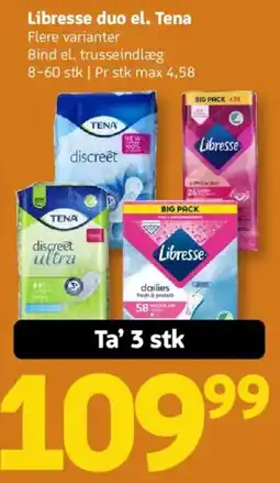 Løvbjerg Libresse duo el. Tena tilbud