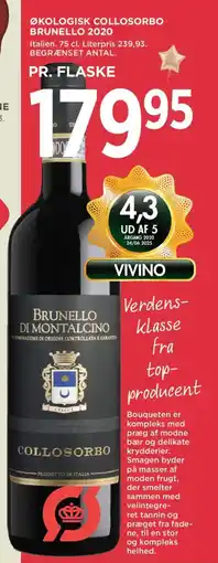MENY Collosorbo Brunello di Montalcino tilbud