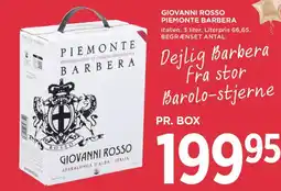 MENY Giovanni Rosso Barbera tilbud