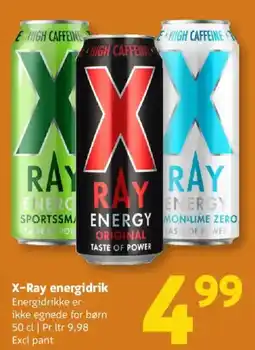 Løvbjerg X-Ray energidrik tilbud
