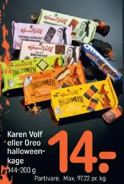 REMA 1000 Karen Volf halloween-kage tilbud